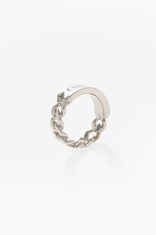 Anello Intrecciato Effetto Argentato