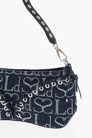 Denim Bag CLEAVAGE with All-Over Monogram