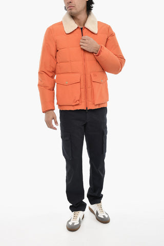 Gesteppte Pufferjacke DUSTER BLIZZARD Mit Kunstpelzkragen