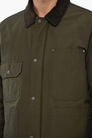 Padded Overshirt DUSTER WORK with Ribbed Collar