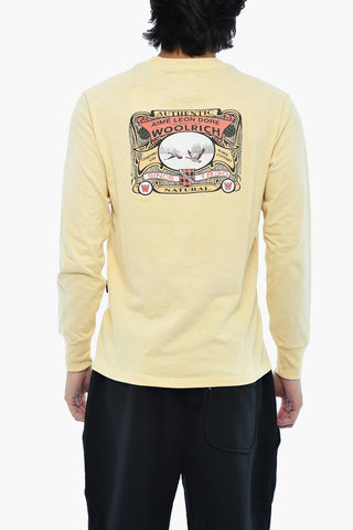AIME' LEON DORE Long-Sleeve Crewneck T-Shirt with Back Print
