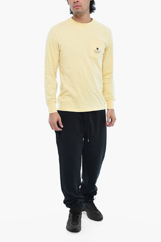 AIME' LEON DORE Long-Sleeve Crewneck T-Shirt with Back Print