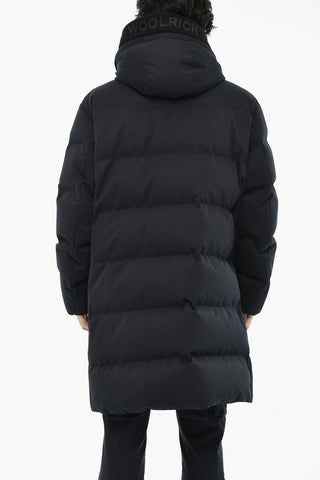 Gabardine SEAM SEALED Down Jacket with Ton On Ton Buttons