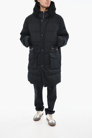 Giubbotto in Gabardina SEAM SEALED con Bottoni Tono su Tono