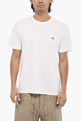 T-Shirt mit Rundhalsausschnitt SHEEP aus Baumwolle mit Monogramm-Stickerei