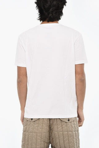 T-Shirt mit Rundhalsausschnitt SHEEP aus Baumwolle mit Monogramm-Stickerei