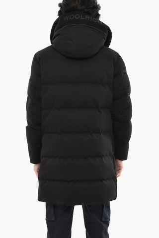 Gabardine SEAM SEALED Down Jacket with Ton On Ton Buttons