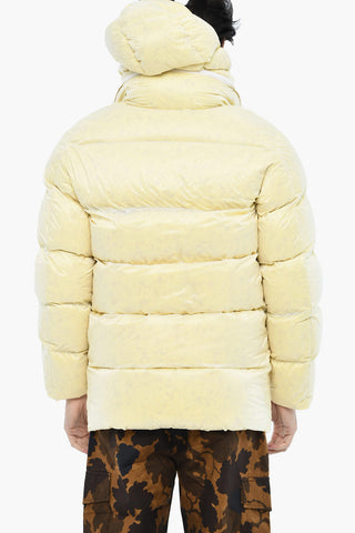 Stepp-Daunenjacke mit Acid-Wash-Effekt