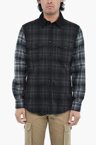 Overshirt ALASKAN MELTON a Quadri District Multicolore