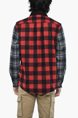 Overshirt ALASKAN MELTON a Quadri District Multicolore