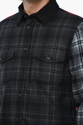 Overshirt ALASKAN MELTON a Quadri District Multicolore