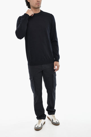 Virgin Wool Lightweight Crew-neck Sweater