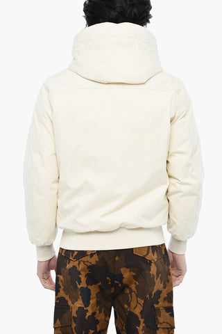 Cotton BYRD Down Jacket with Contrasting Buttons