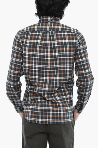 Camicia a Quadri Buffalo Button Down Con Taschino