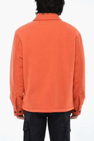 Overshirt in Lana Vergine e Nylon con Doppio Taschino