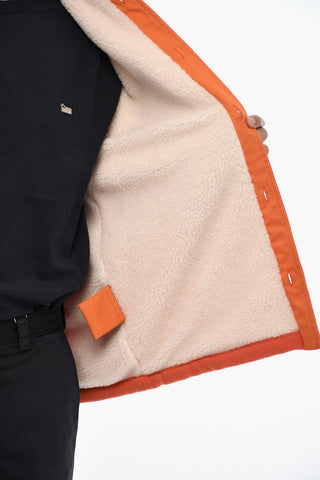Overshirt in Lana Vergine e Nylon con Doppio Taschino