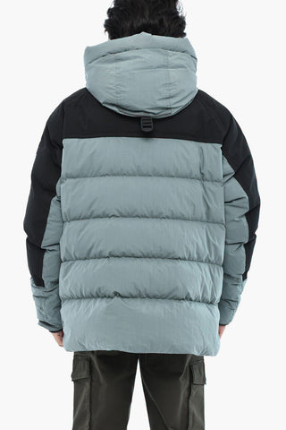 Piumino TETON Bicolore a Quadri Rip Stop con Zip Frontale