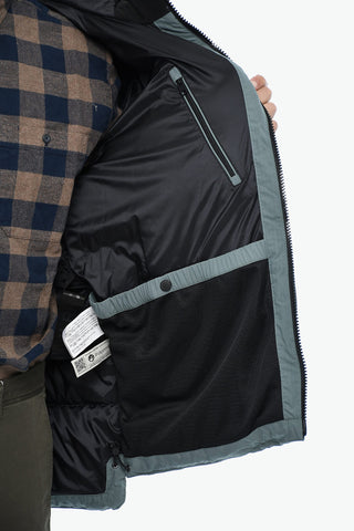 Piumino TETON Bicolore a Quadri Rip Stop con Zip Frontale