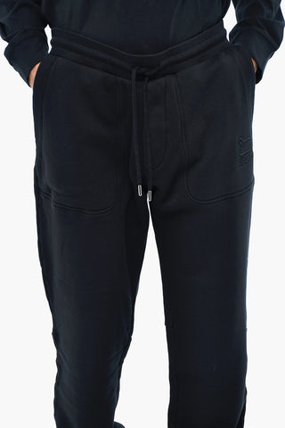 Joggers in Cotone Felpato con Maxi Tasche