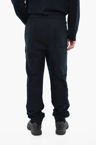 Joggers in Cotone Felpato con Maxi Tasche
