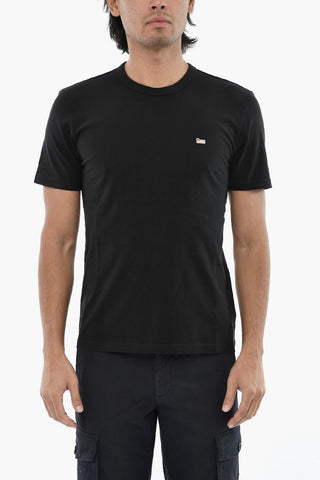 T-shirt Girocollo SHEEP in Cotone Con Ricamo Monogram