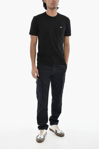 T-shirt Girocollo SHEEP in Cotone Con Ricamo Monogram