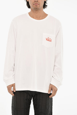 Cotton Long Sleeve Crew-neck T-shirt