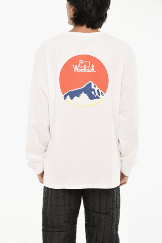 Cotton Long Sleeve Crew-neck T-shirt
