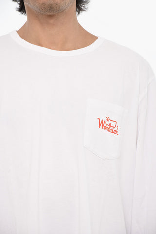 Cotton Long Sleeve Crew-neck T-shirt