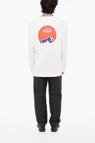 Cotton Long Sleeve Crew-neck T-shirt
