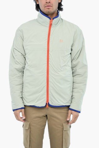Fleeced Reversible Jacket with Contrasting Details