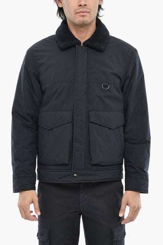 Padded Jacket with Eco Fur Collar