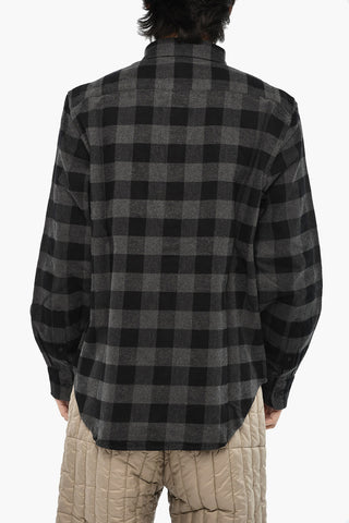 Camicia Button Down TROUT RUN a Quadri Buffalo con Taschino