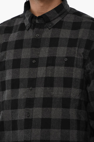 Camicia Button Down TROUT RUN a Quadri Buffalo con Taschino