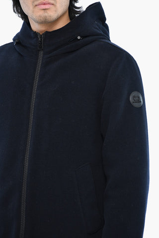 Gesteppte Daunenjacke PACIFIC aus Wolle und Nylon mit Kapuze