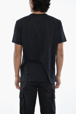 Cotton GRAPHIC TEE Crew-neck T-shirt with Embossed Logo