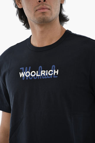 Cotton GRAPHIC TEE Crew-neck T-shirt with Embossed Logo