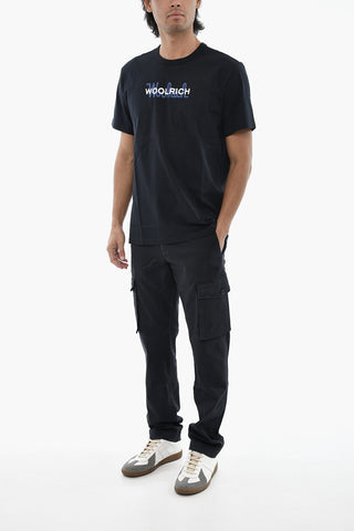 Cotton GRAPHIC TEE Crew-neck T-shirt with Embossed Logo
