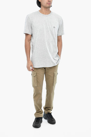 Cotton Crew-Neck T-Shirt SHEEP With Monogram Embroidery