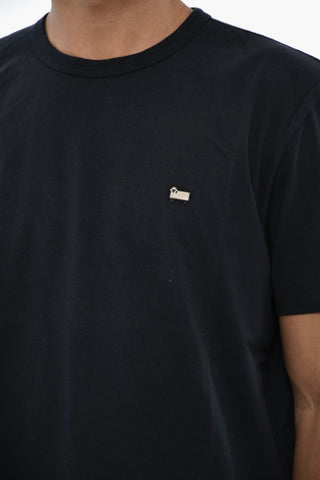 Cotton SHEEP Crew-Neck T-shirt with Embroidery Monogram