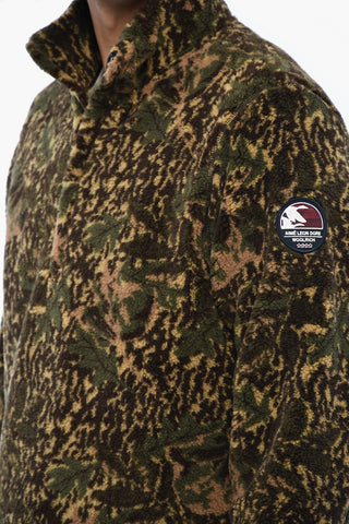 AIME' LEON DORE Fleeced Camouflage Jacket