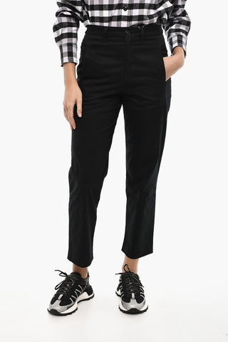 Twill-Chinohose mit regulärer Taille