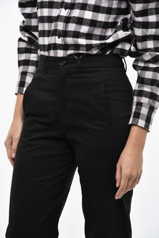 Twill-Chinohose mit regulärer Taille