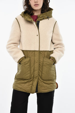 Gepolsterte Steppjacke ALBA mit Fleece-Details