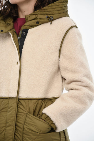 Quilted Padded Jacket ALBA with Fleece Details