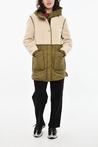 Quilted Padded Jacket ALBA with Fleece Details
