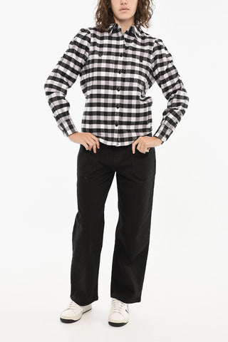 버팔로 체크 셔츠 더블 포켓