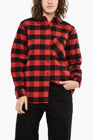 Baumwollbluse im Buffalo-Karo