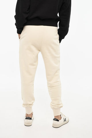Jogger Aus Baumwollfleece Mit Seitlichem Logo