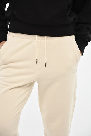 Jogger Aus Baumwollfleece Mit Seitlichem Logo